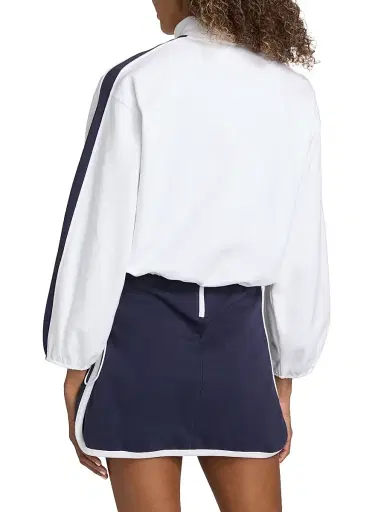 TANYA TAYLOR Women's Maria Terry Quarter-Zip Pullover | Thumbnail 5 TANYA TAYLOR Women's Maria Terry Quarter-Zip Pullover | Thumbnail 5