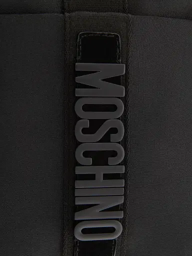 MOSCHINO Men's Logo Hardware Crossbody Bag - Black | Thumbnail 5 MOSCHINO Men's Logo Hardware Crossbody Bag - Black | Thumbnail 5
