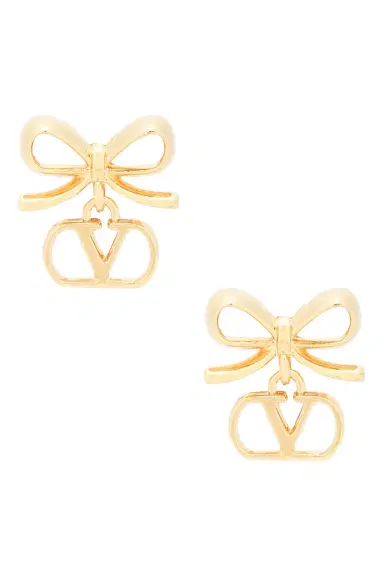 Valentino Garavani V Logo Signature Earrings | Thumbnail 1 Valentino Garavani V Logo Signature Earrings | Thumbnail 1