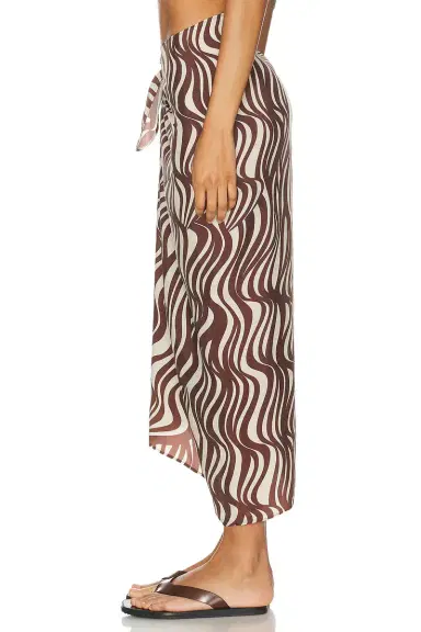 ENZA COSTA Wave Print Sarong | Thumbnail 3