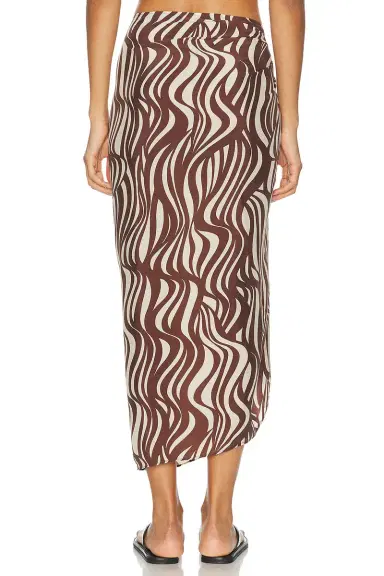 ENZA COSTA Wave Print Sarong | Thumbnail 4