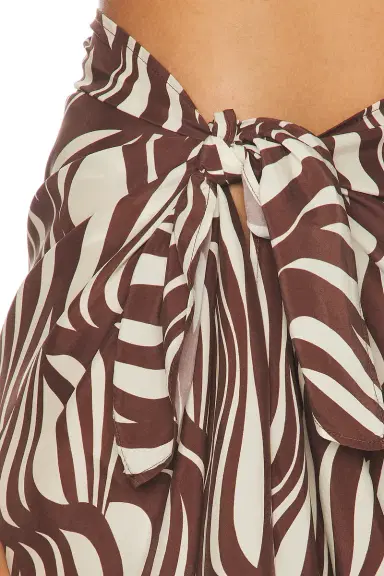 ENZA COSTA Wave Print Sarong | Thumbnail 6