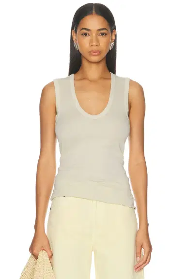 ENZA COSTA Supima Cotton Essential Sleeveless U Neck Tank Top | Thumbnail 1 ENZA COSTA Supima Cotton Essential Sleeveless U Neck Tank Top | Thumbnail 1