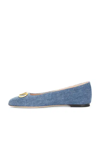 Valentino Garavani V Logo Signature Ballet Flat | Thumbnail 5 Valentino Garavani V Logo Signature Ballet Flat | Thumbnail 5