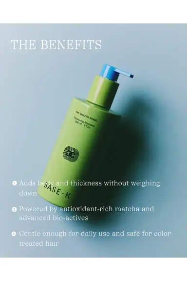 BASE-K The Matcha Rinse Thickening Shampoo | Thumbnail 4