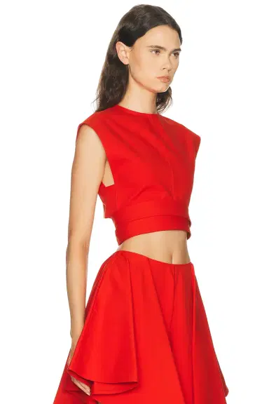 Alaïa Belted Top | Thumbnail 2 Alaïa Belted Top | Thumbnail 2