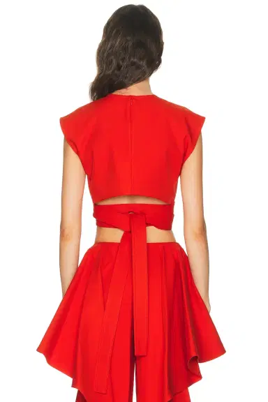 Alaïa Belted Top | Thumbnail 3 Alaïa Belted Top | Thumbnail 3