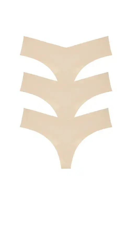 Invisible Rib Thong 3-pack