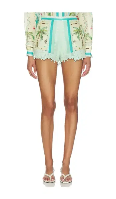 Falguni Shane Peacock Tropical Glimpse Shorts | Thumbnail 1 Falguni Shane Peacock Tropical Glimpse Shorts | Thumbnail 1