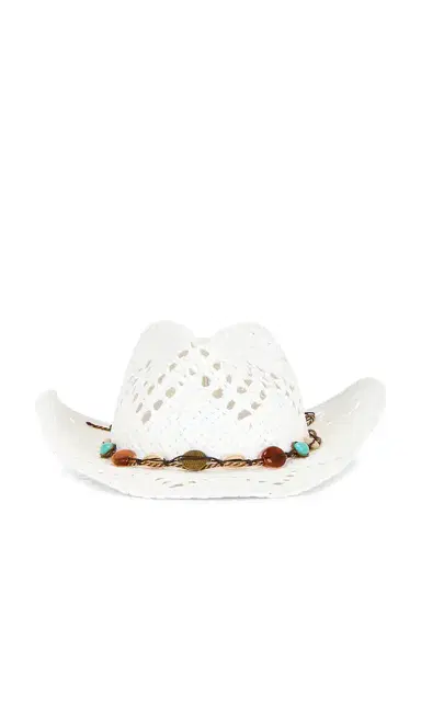 8 Other Reasons Woven Cowboy Hat With Beaded Band Detail | Thumbnail 2