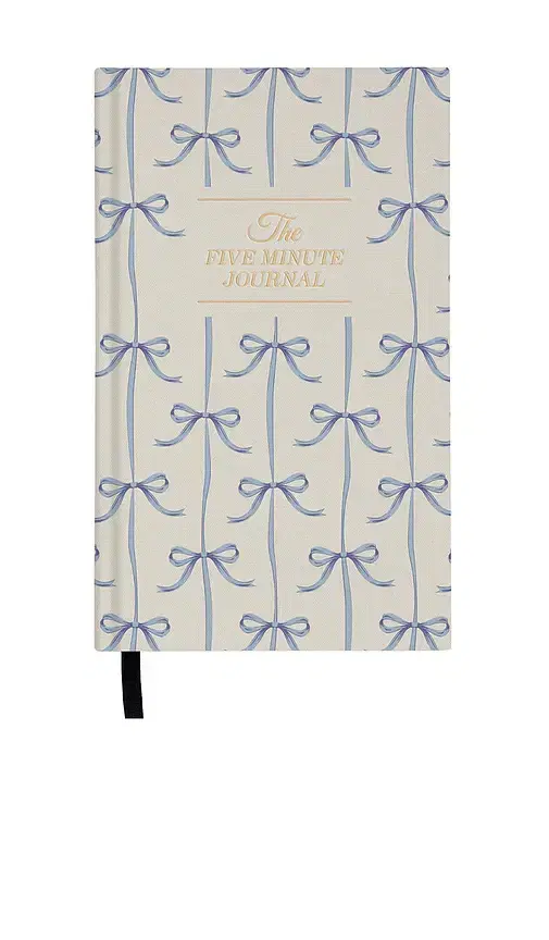 Intelligent Change Five Minute Journal Blue Bow