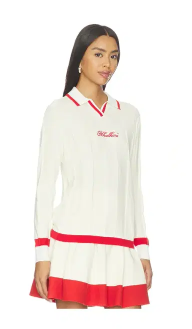 Khalhon V-tipped Varsity Knit Pullover | Thumbnail 2