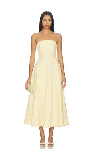 ROTATE Flower Strapless Dress | Thumbnail 1 ROTATE Flower Strapless Dress | Thumbnail 1