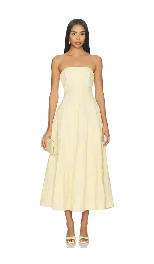 Flower Strapless Dress Flower Strapless Dress