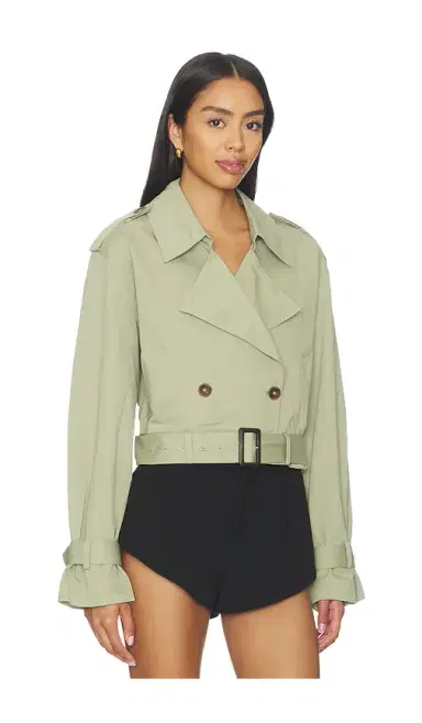 BLANKNYC Cropped Trench Coat | Thumbnail 2 BLANKNYC Cropped Trench Coat | Thumbnail 2