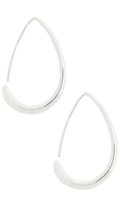 Ettika Simple Threader Hoop Earrings | Thumbnail 2 Ettika Simple Threader Hoop Earrings | Thumbnail 2
