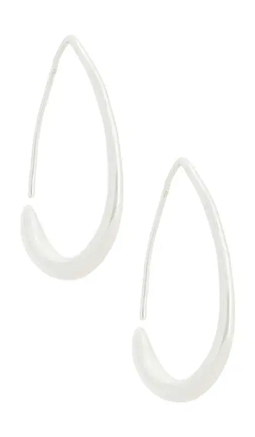 Ettika Simple Threader Hoop Earrings