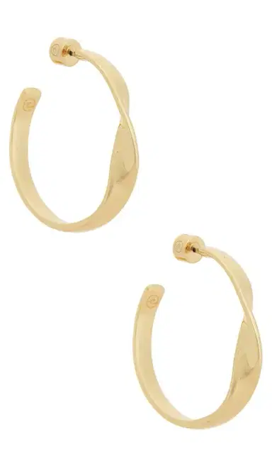 Ettika Heirloom Twist Medium Hoop Earrings | Thumbnail 1