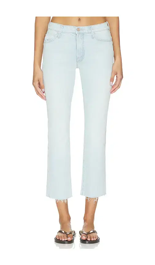 MOTHER The Rascal Flood Fray Jeans