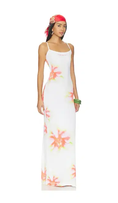 Casablanca Printed Soft Ribbed Dress | Thumbnail 2