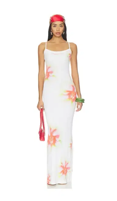 Casablanca Printed Soft Ribbed Dress | Thumbnail 1