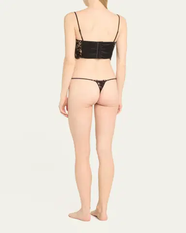 Kiki De Montparnasse Camille Scalloped Lace G-String | Thumbnail 3