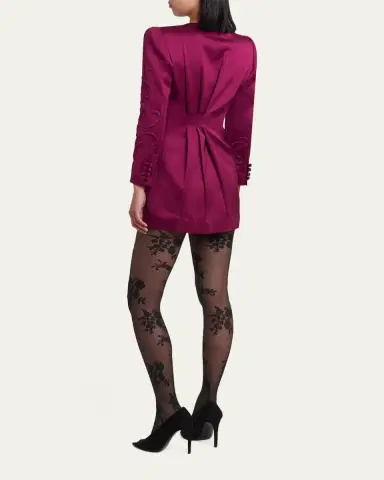 Valentino Garavani Pleated Blazer-Style Mini Dress | Thumbnail 3