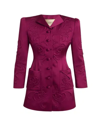 Valentino Garavani Pleated Blazer-Style Mini Dress | Thumbnail 1