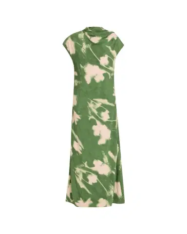 Lela Rose Abstract Floral Crepe A-Line Cap-Sleeve Gown | Thumbnail 1 Lela Rose Abstract Floral Crepe A-Line Cap-Sleeve Gown | Thumbnail 1