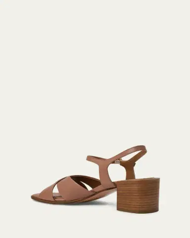 Aquatalia 55mm Domenica Leather Block-Heel Sandals | Thumbnail 4
