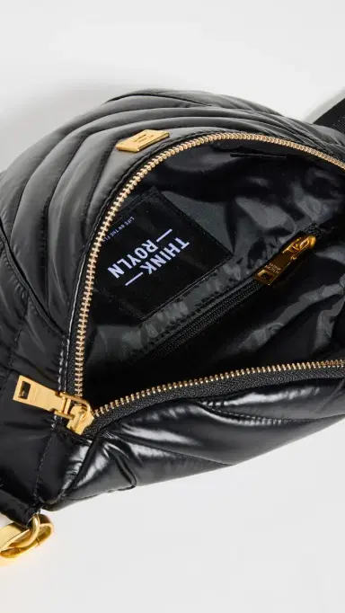 Think Royln Little Runaway Belt Bag Pearl Black/Black/Black Web | Thumbnail 6
