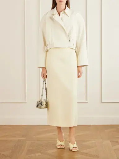 Sportmax Cropped belted woven jacket | Thumbnail 2
