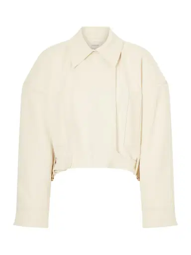 Sportmax Cropped belted woven jacket | Thumbnail 1
