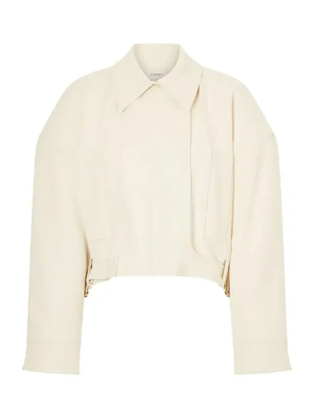 Sportmax Cropped belted woven jacket