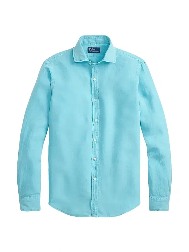 Polo Ralph Lauren Men's Linen Button-Front Shirt - Perfect Turquoise