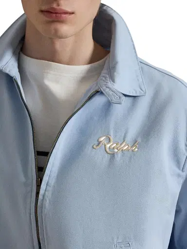 Polo Ralph Lauren Men's Cotton Twill Drop-Shoulder Windbreaker Jacket - Southport Blue | Thumbnail 5 Polo Ralph Lauren Men's Cotton Twill Drop-Shoulder Windbreaker Jacket - Southport Blue | Thumbnail 5