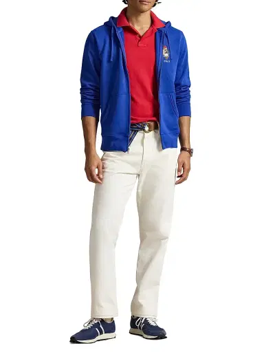 Polo Ralph Lauren Men's Polo Bear Hooded Zip-Up Sweatshirt | Thumbnail 2 Polo Ralph Lauren Men's Polo Bear Hooded Zip-Up Sweatshirt | Thumbnail 2