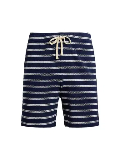 Polo Ralph Lauren Men's Textured Striped Knit Shorts | Thumbnail 1 Polo Ralph Lauren Men's Textured Striped Knit Shorts | Thumbnail 1