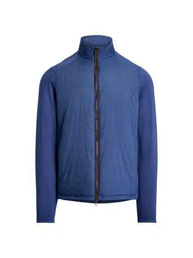 RLX Ralph Lauren Men's Performance Quilted Zip-Front Sweatshirt - Old Royal - Size XXL | Thumbnail 1 RLX Ralph Lauren Men's Performance Quilted Zip-Front Sweatshirt - Old Royal - Size XXL | Thumbnail 1