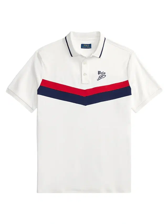 Polo Ralph Lauren Men's Logo Striped Cotton Polo Shirt - White