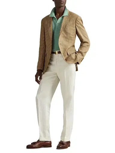 Polo Ralph Lauren Men's Cotton-Linen Knit Polo Shirt | Thumbnail 2
