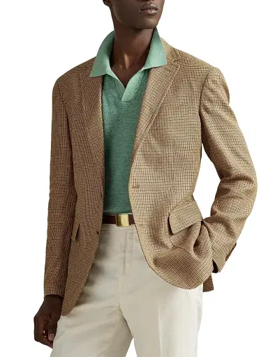 Polo Ralph Lauren Men's Cotton-Linen Knit Polo Shirt | Thumbnail 3