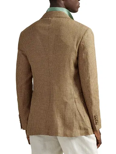Polo Ralph Lauren Men's Cotton-Linen Knit Polo Shirt | Thumbnail 4