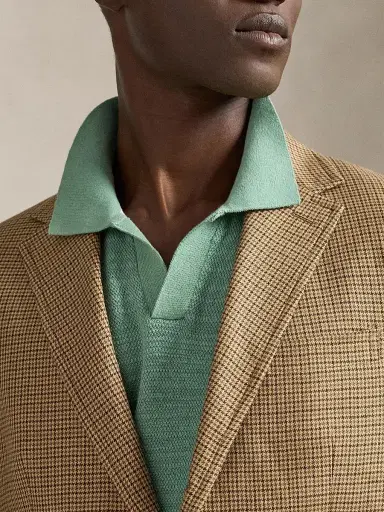 Polo Ralph Lauren Men's Cotton-Linen Knit Polo Shirt | Thumbnail 6