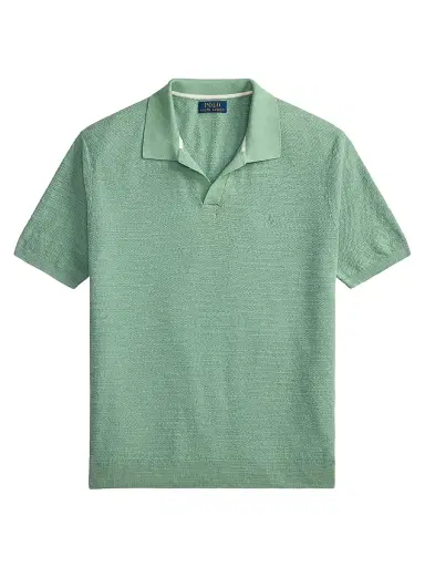 Polo Ralph Lauren Men's Cotton-Linen Knit Polo Shirt | Thumbnail 1