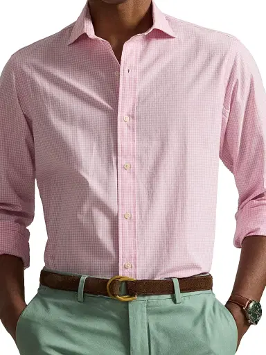 Polo Ralph Lauren Men's Gingham Cotton Poplin Button-Front Shirt | Thumbnail 6