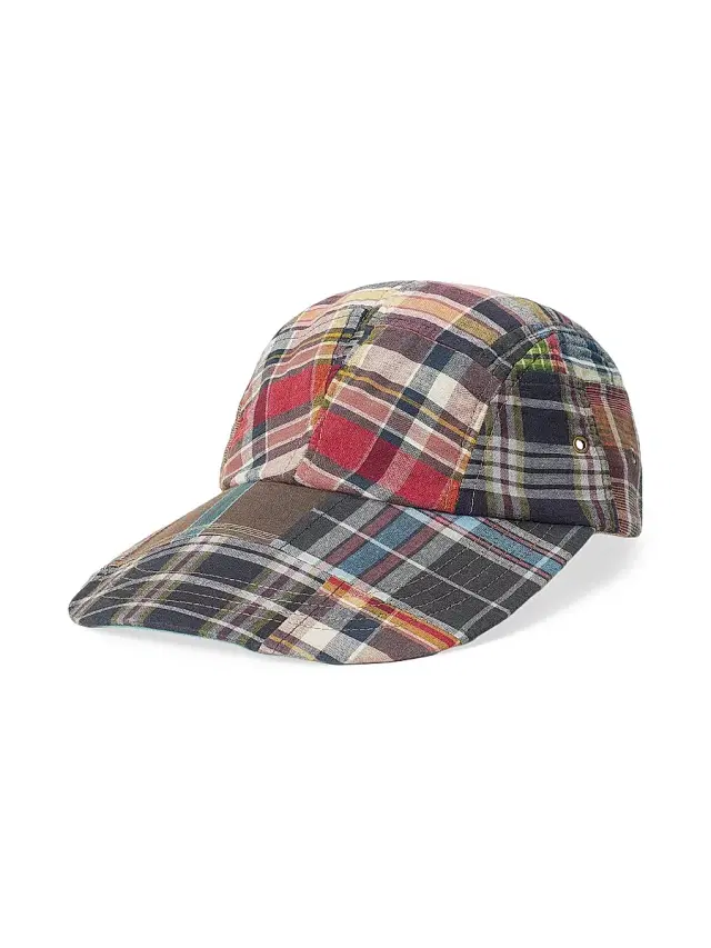 Polo Ralph Lauren Men's Madras Check Baseball Cap - Bleeder Patchwork
