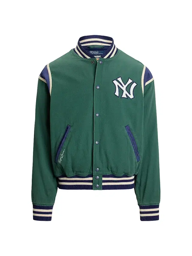 Polo Ralph Lauren Men's Yankees Heritage Twill Bomber Jacket - Washed Forest