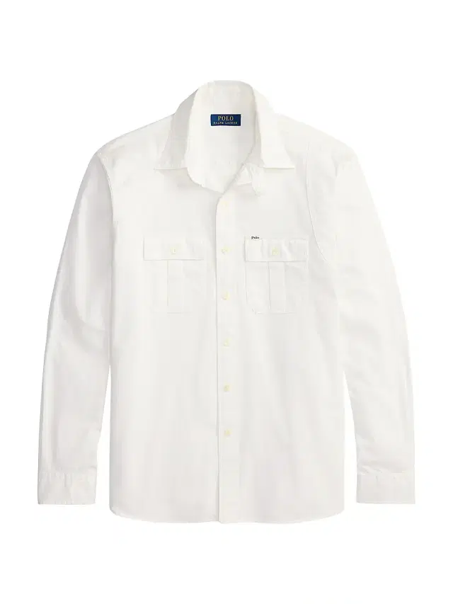 Polo Ralph Lauren Men's Slubby Cotton Sateen Shirt - White