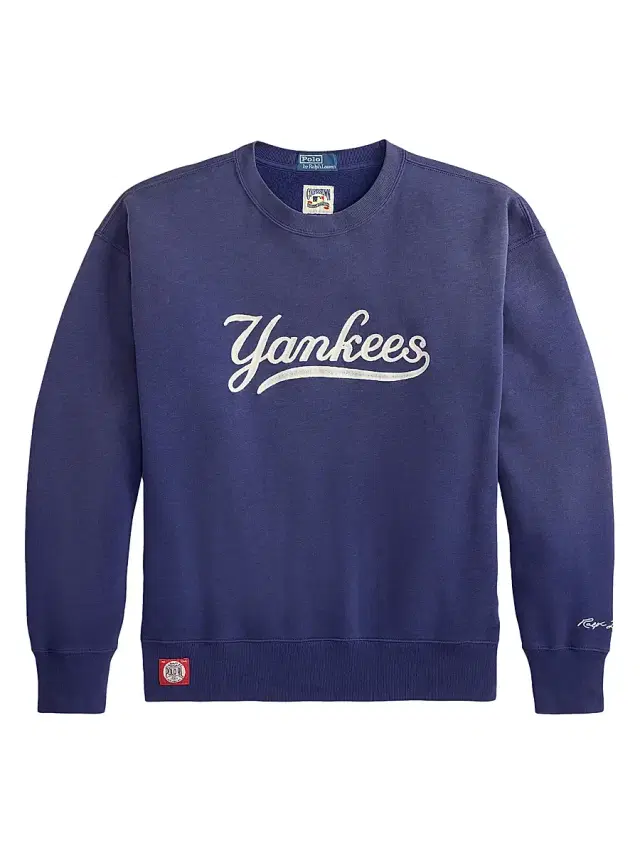 Polo Ralph Lauren Men's Yankees Vintage Fleece Crewneck Sweatshirt - Fresh Water